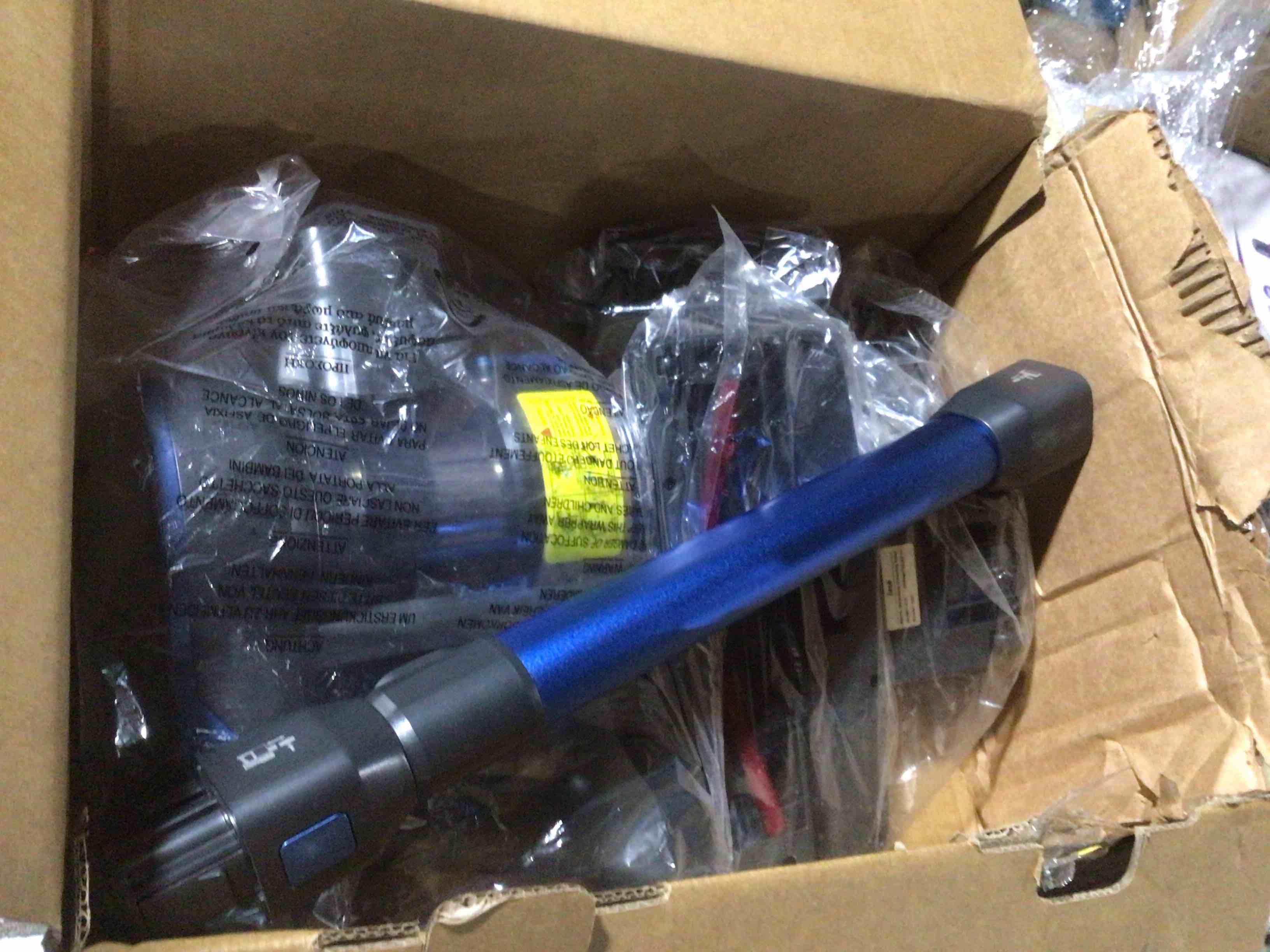 Condition photo showing As Is for inse s7p cordless vacuum cleaner stick vacuum cleaner zz12