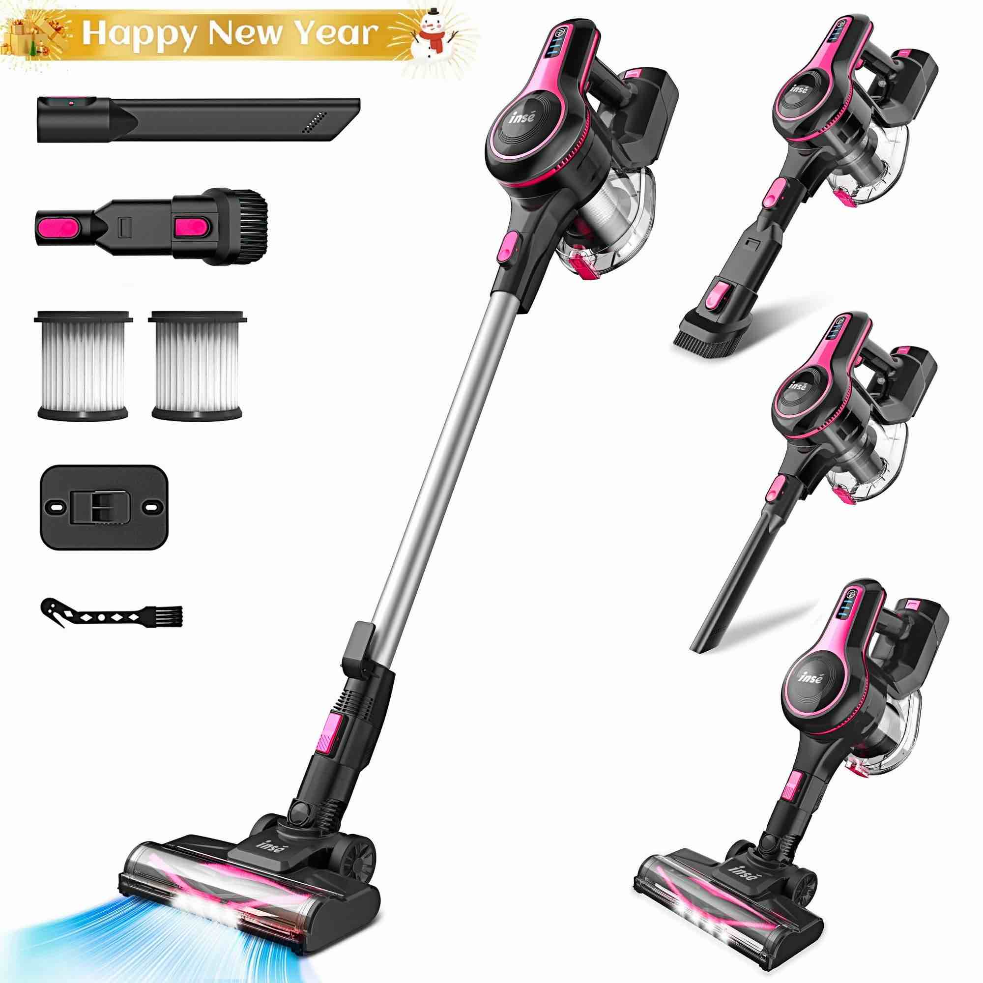 inse lightweight cordless stick vacuum cleaner 25kpa with 45min runtime for carpet floor pet hair n520 3.8 stars out of 11418 reviews (3.8)| 11.4k r
