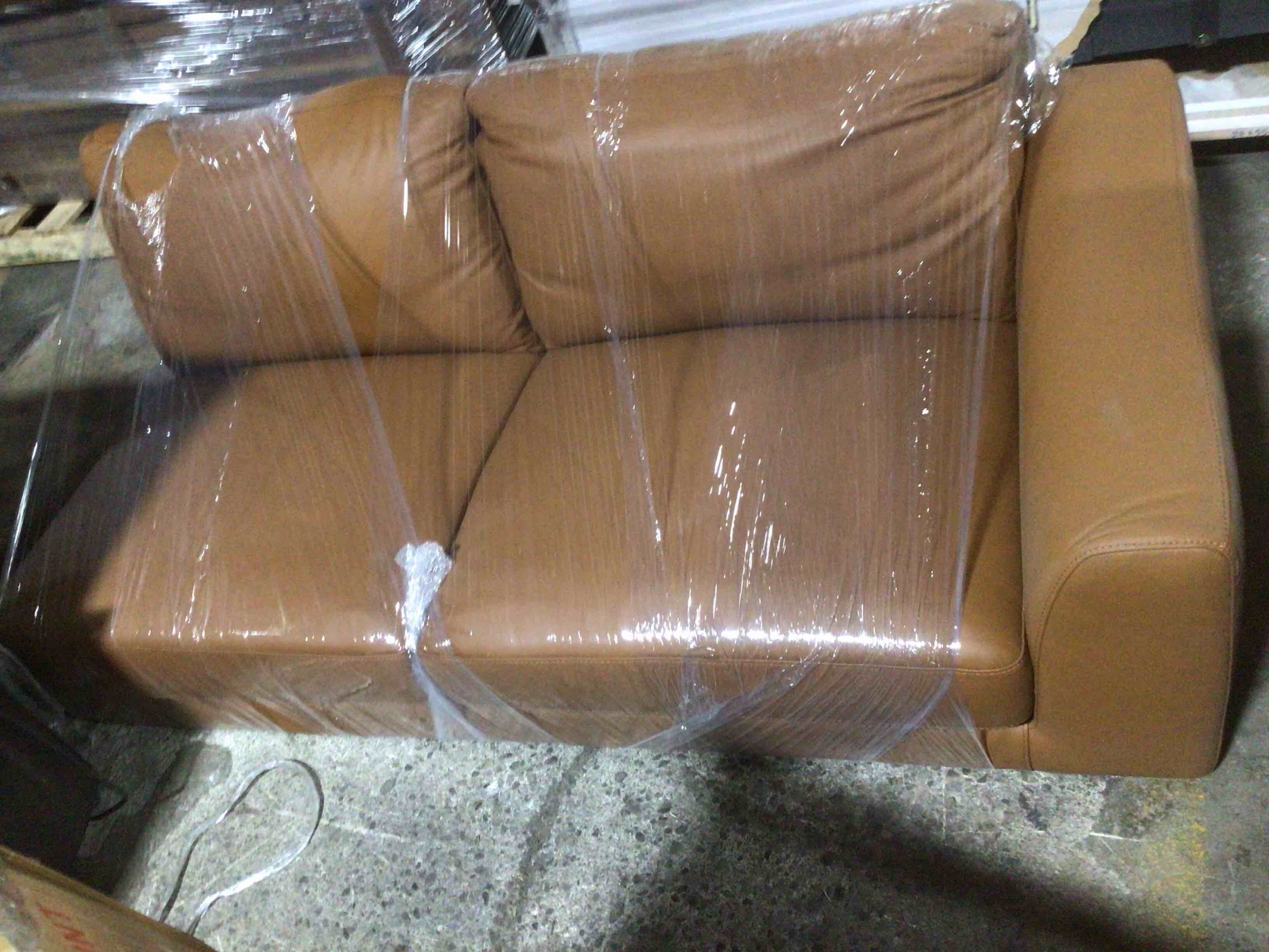 Condition photo showing Good Condition for (similar- incomplete) Naples Leather Sofa Collection
