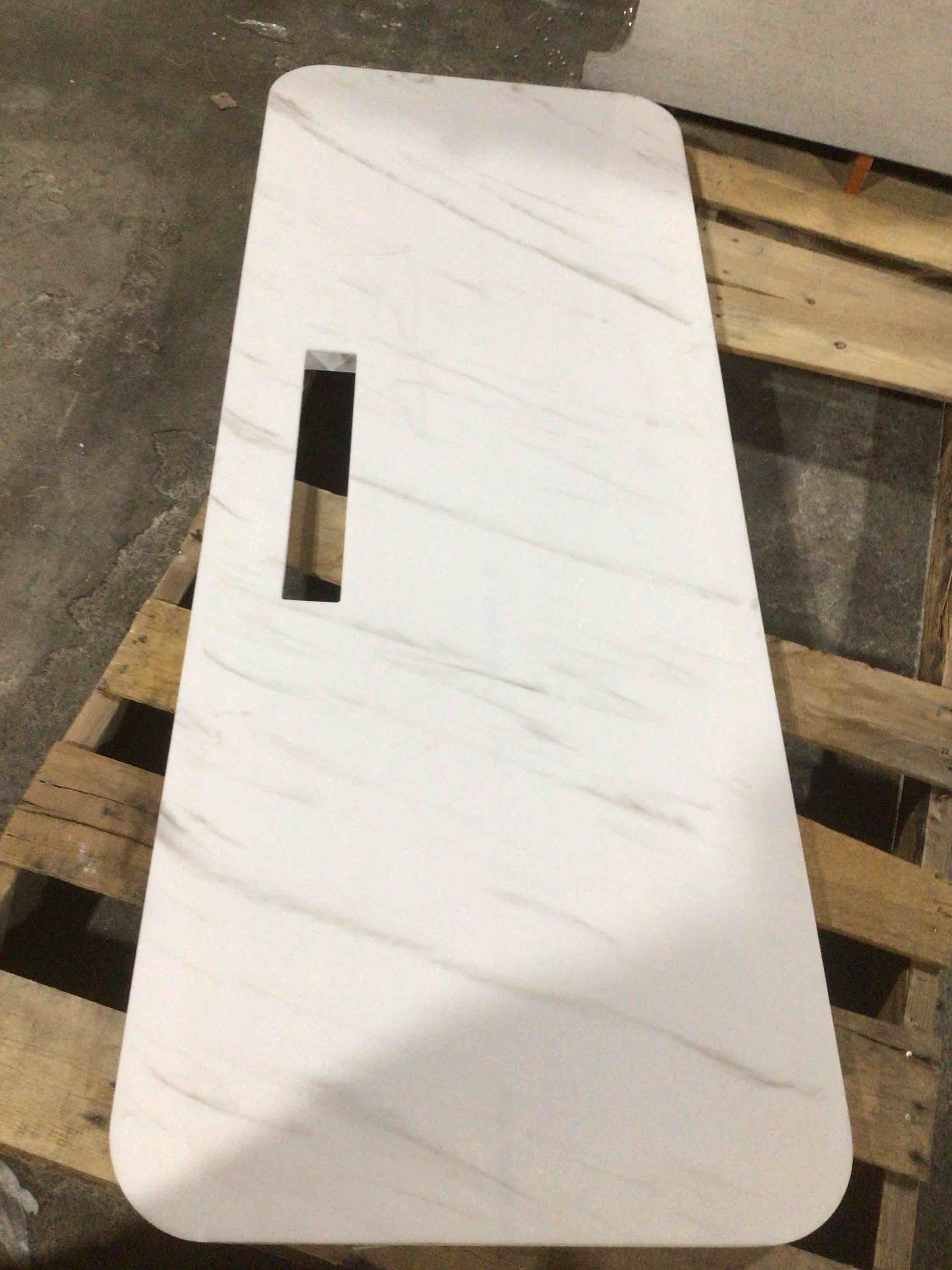 Condition photo showing Good Condition for Wall Mounted Folding Table?wall Desk?wall Mounted Desk?laundry Folding Table?foldable Desks for Small Spaces,folding Desk,Wall Mounted Folding Table for Bedroom, Living Room Study & Kitchen(White ston