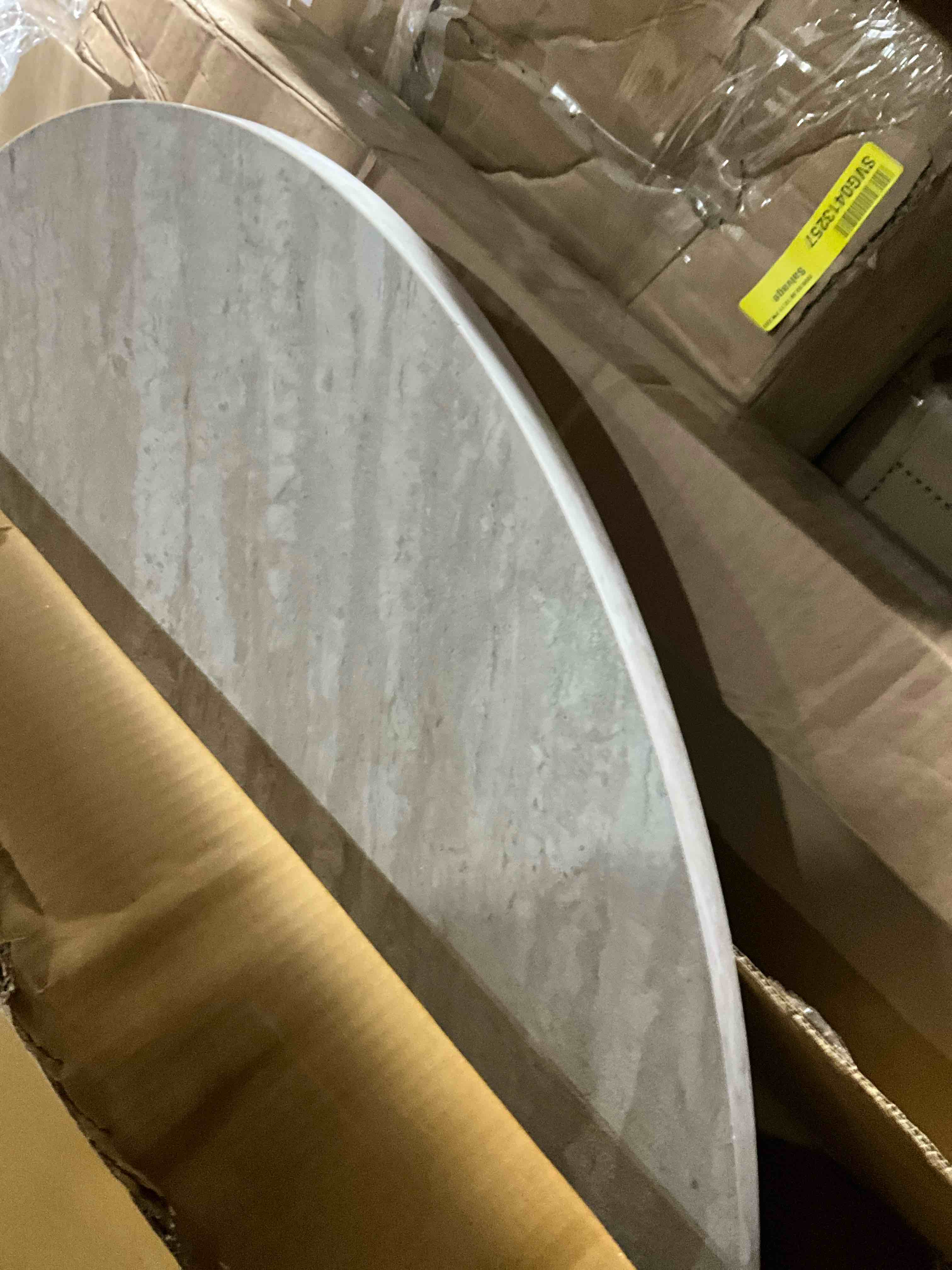 Condition photo showing As Is for sedona coffee table top 
