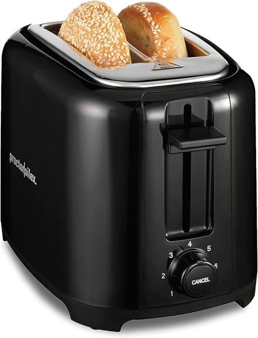proctor silex wide-slot 2 slice toaster