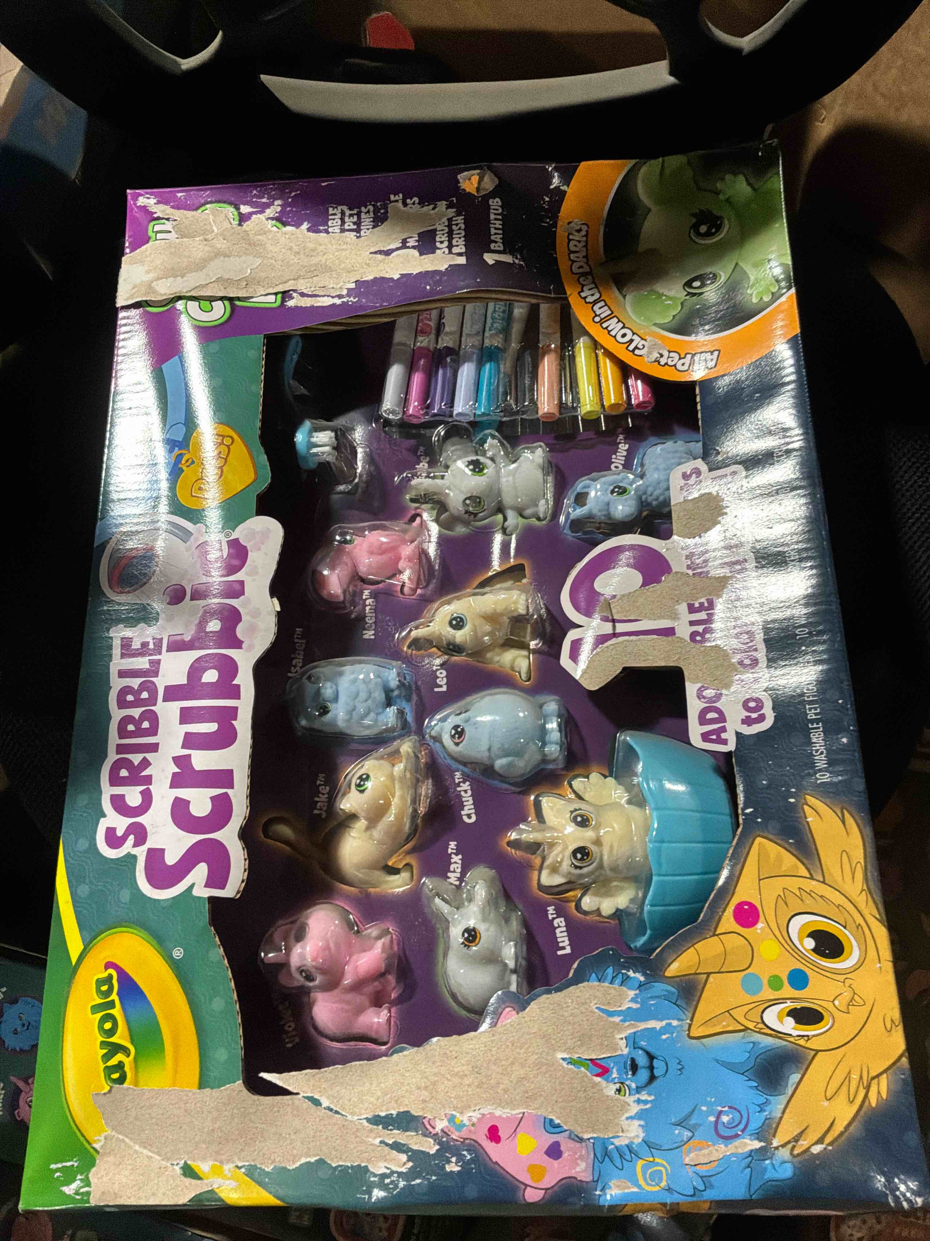 Condition photo showing Good Condition for crayola scribble scrubbies glow art set for kids craft kit with markers ages 3+