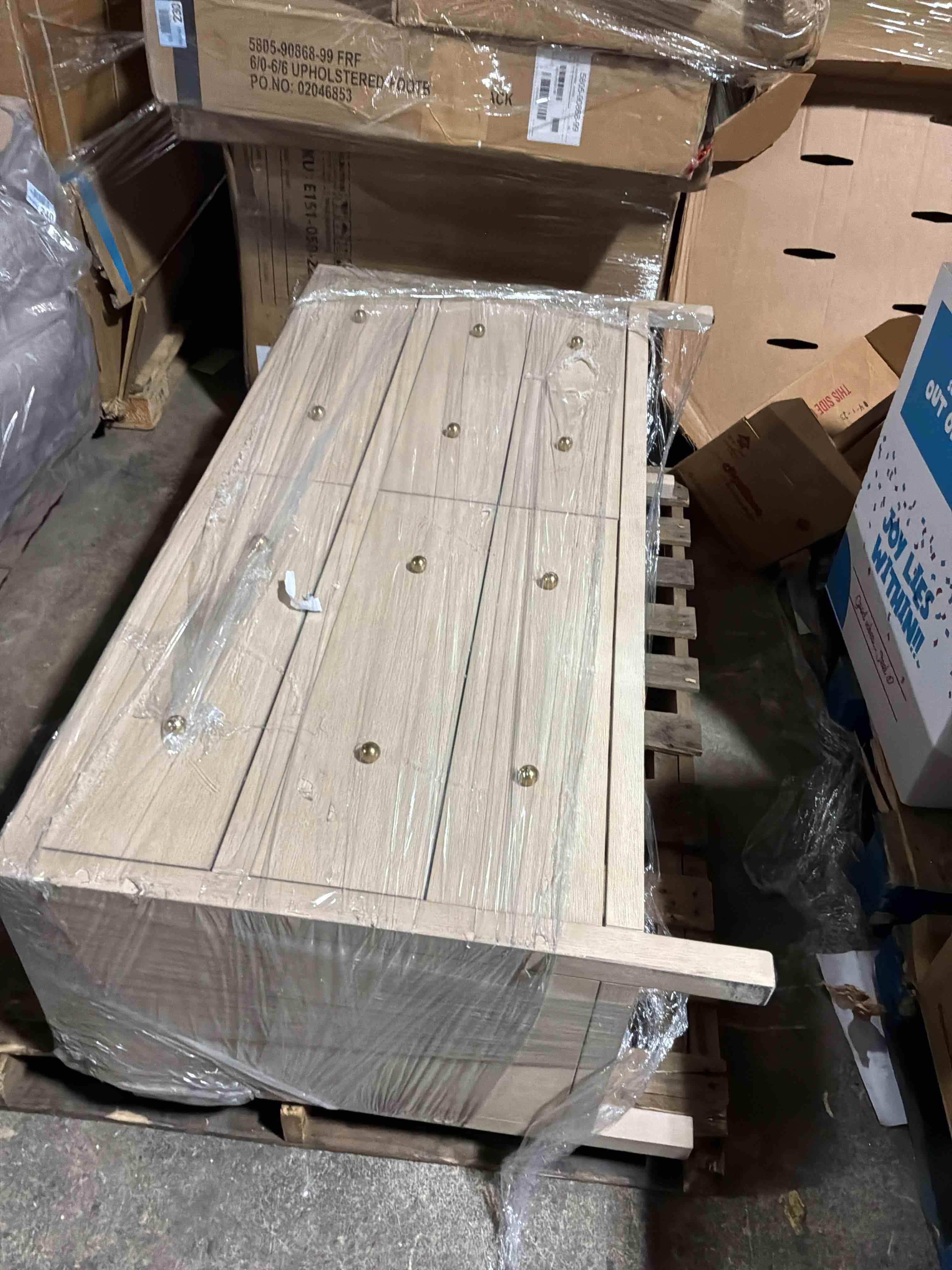 Condition photo showing New/Like New for similar to allesandro 60 inch dresser