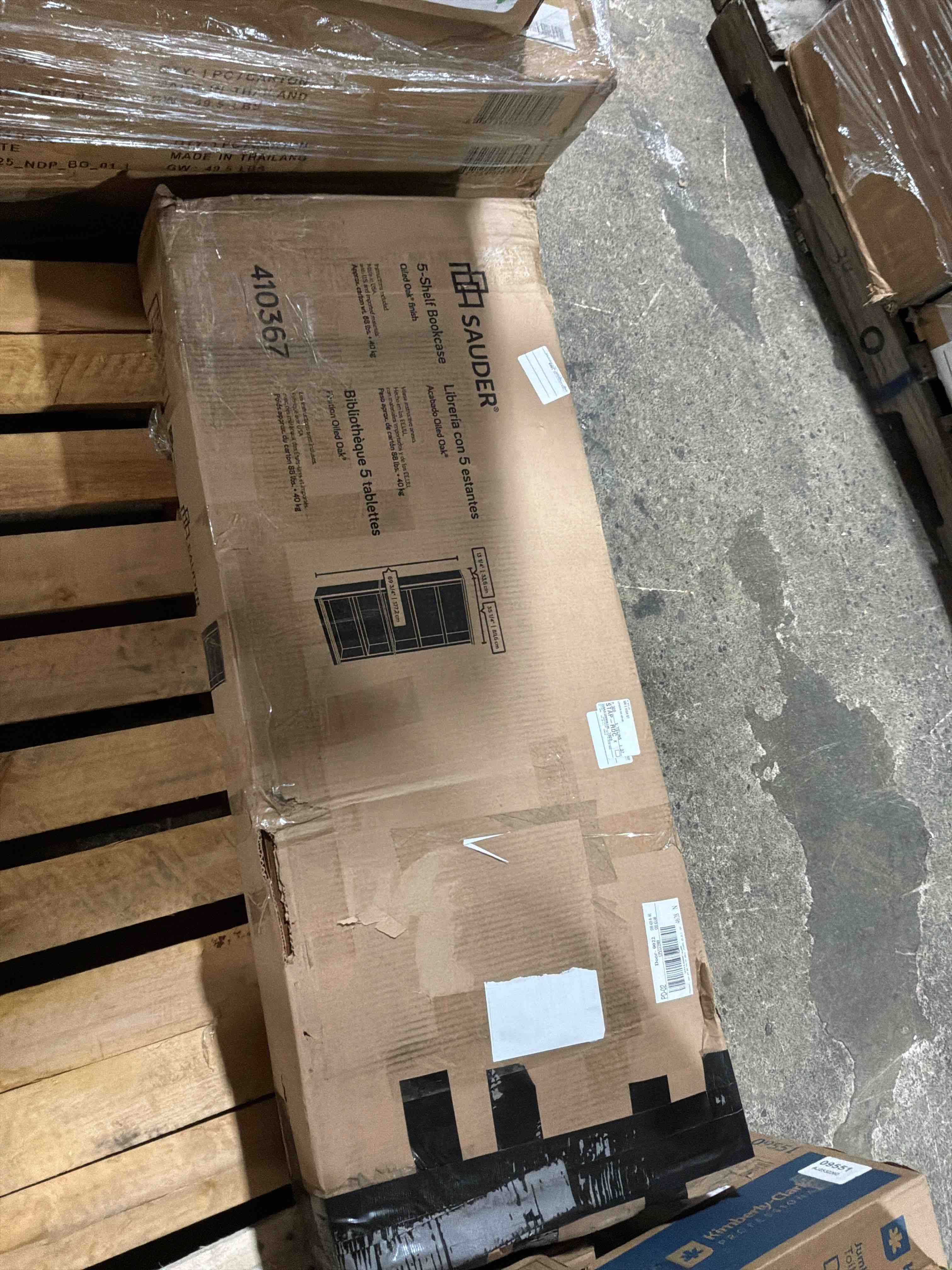 Condition photo showing New/Like New for sauder select 70"h 5-shelf bookcase