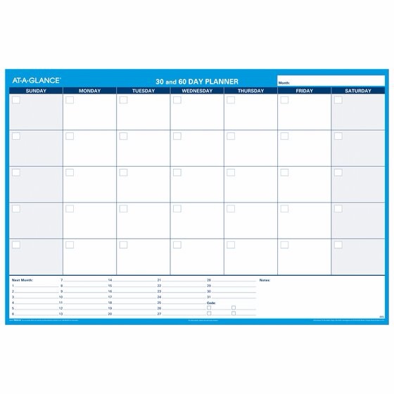 AT-Glance Erasable Wall Planner 