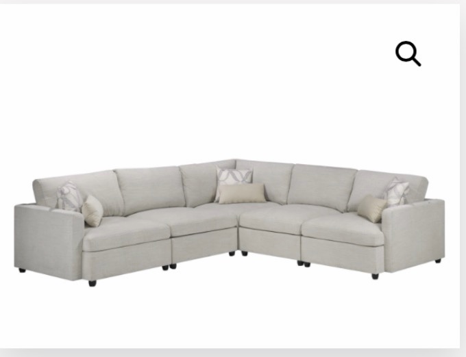 73M939 Sofà Modular Middle Chair Armless 