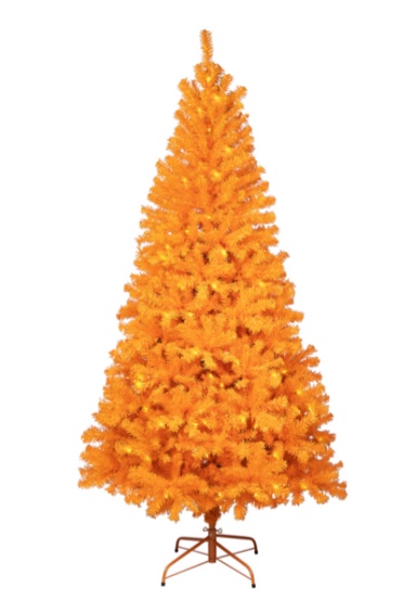 ORANGE TREE 6’ WITH CLEAR LIGHTS 