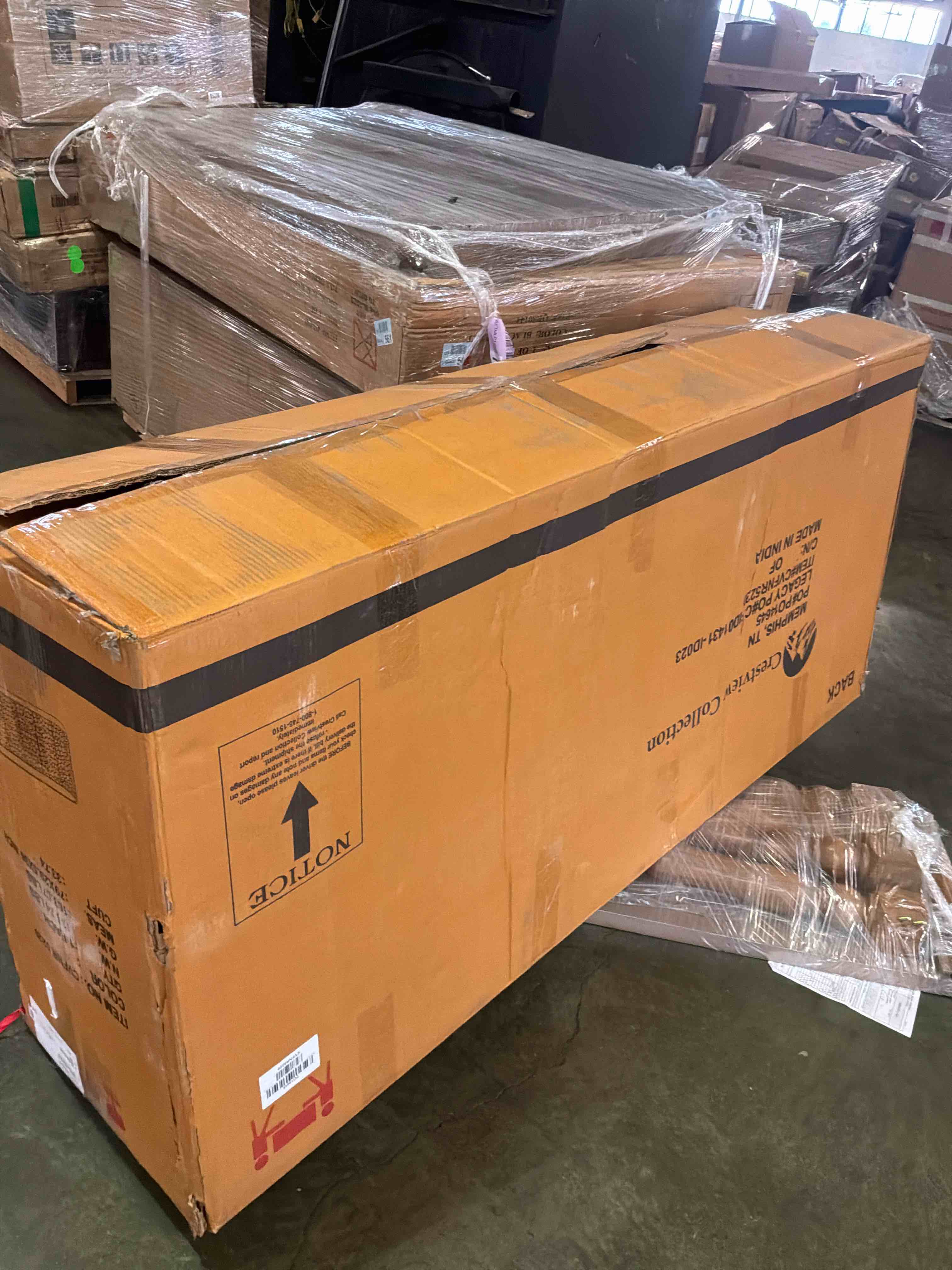 Condition photo showing New/Like New for langdon four-door sideboard (white ) - white  - transitional