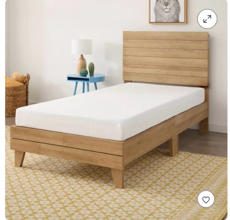 memory foam mattress 6” queen 