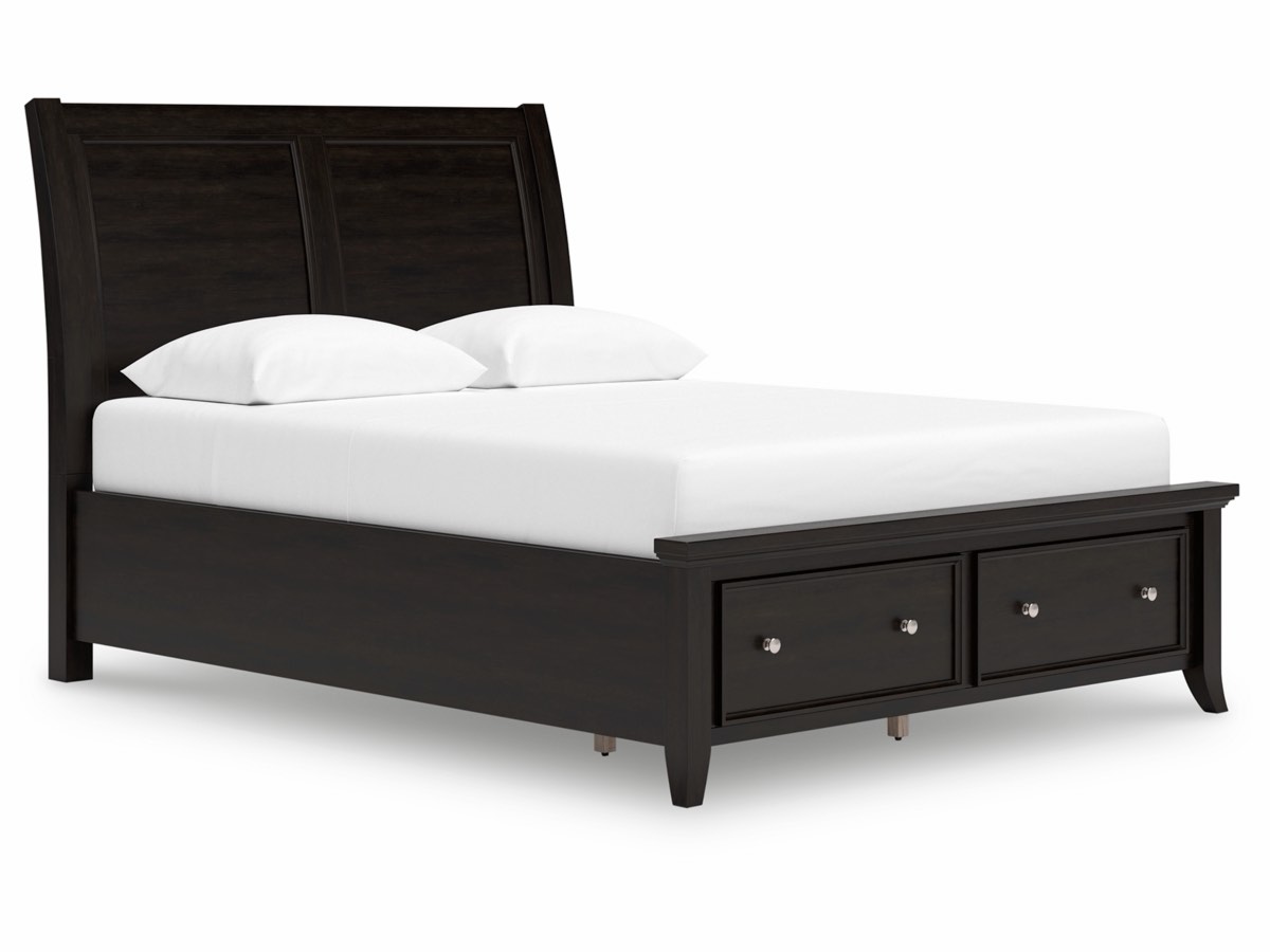 B481-77 Bambori Queen Sleigh Storage Bed ( Only Headboard) 