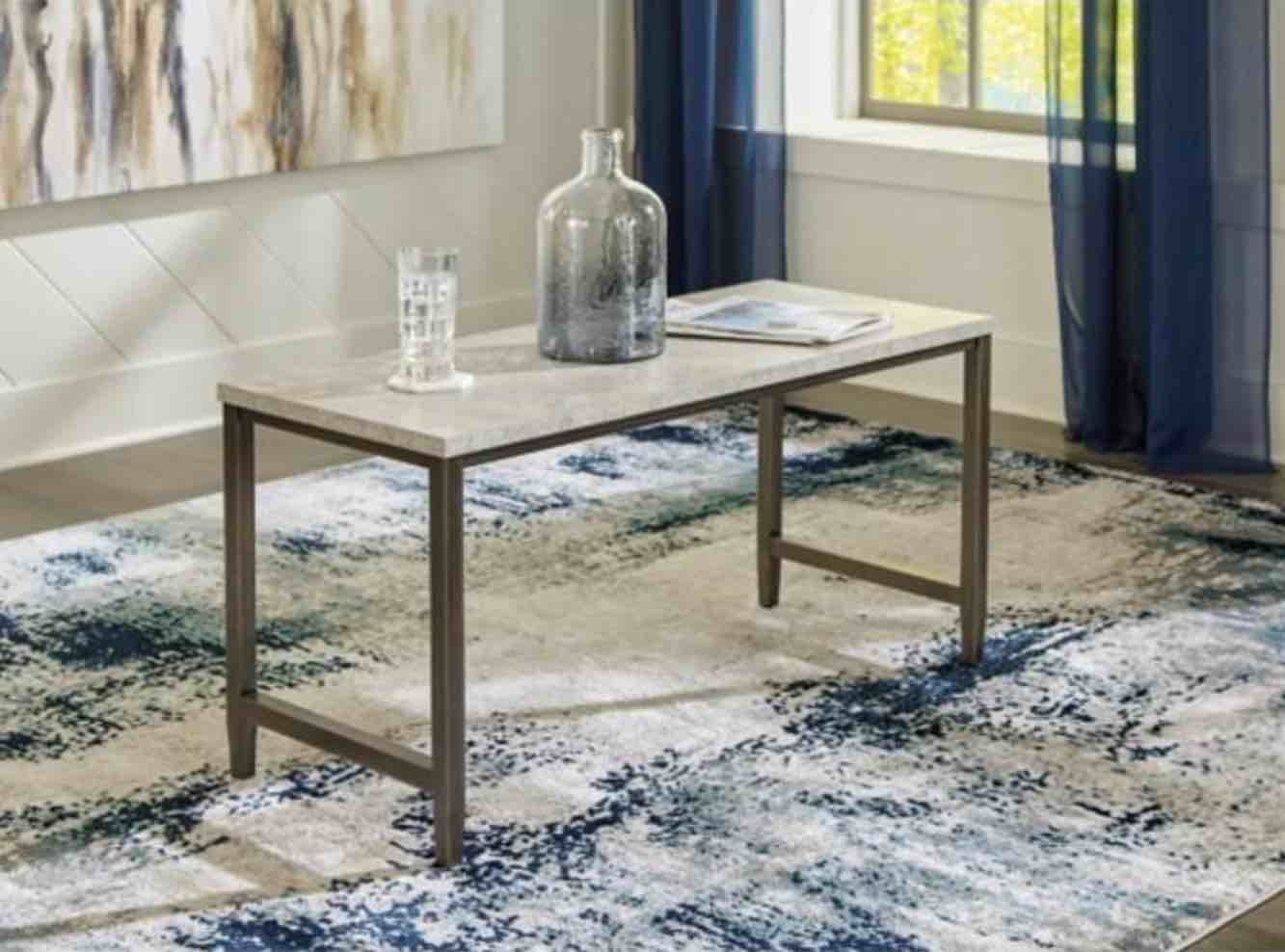 Shybourne Over Ottoman Table