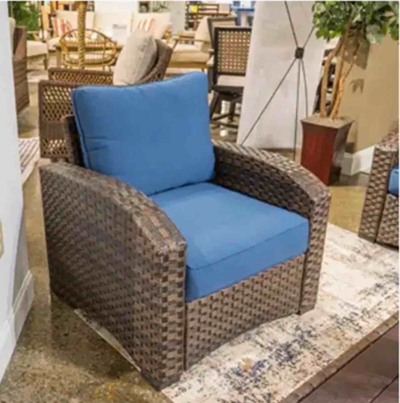 Outdoor Lounge Chair With Cushion