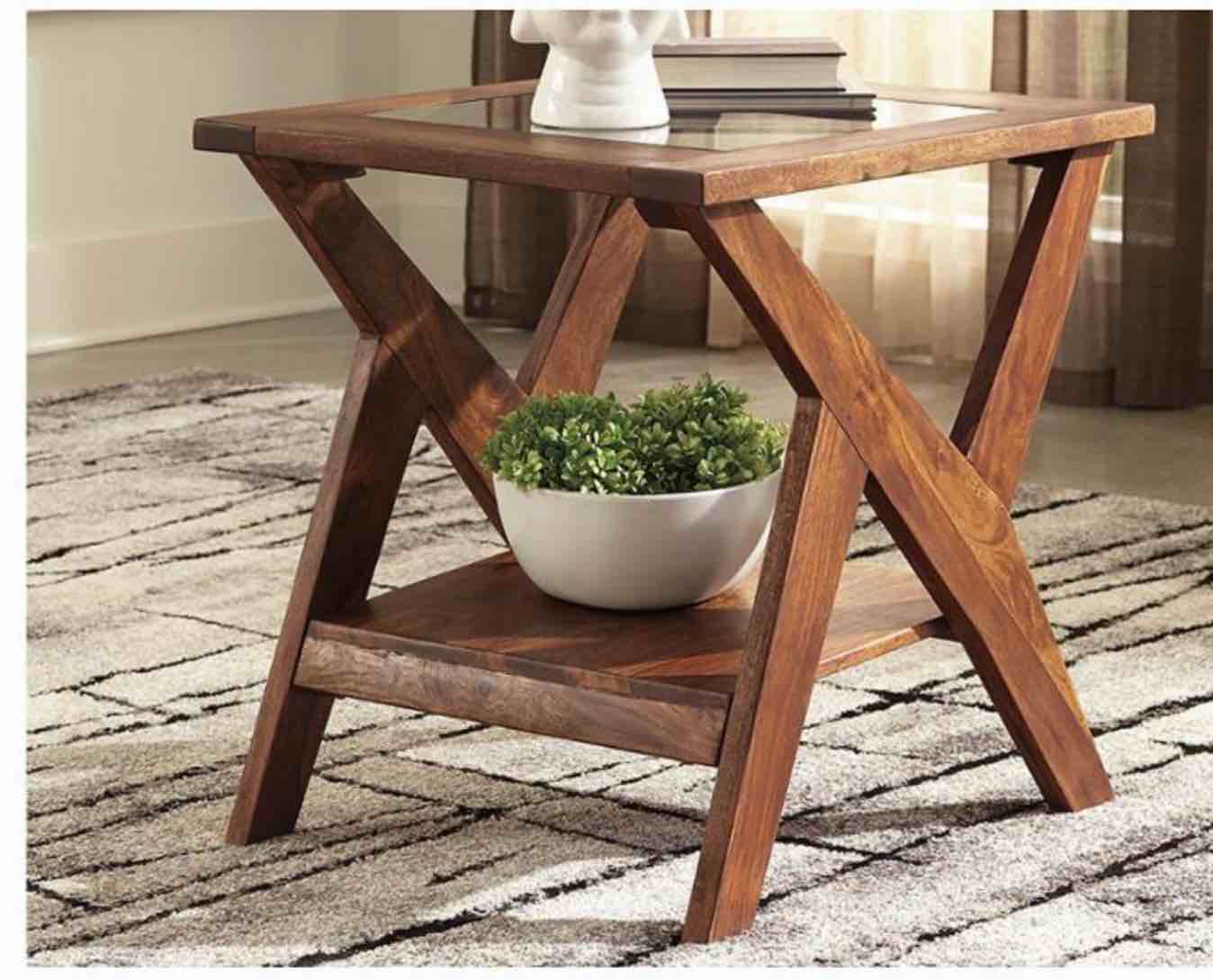 Charzine Rectangular End Table