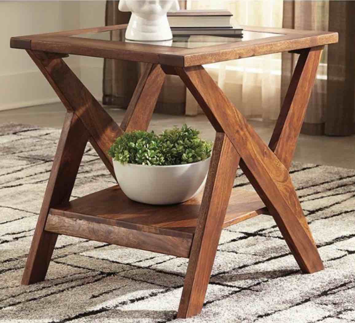 Charzine Rectangular End Table