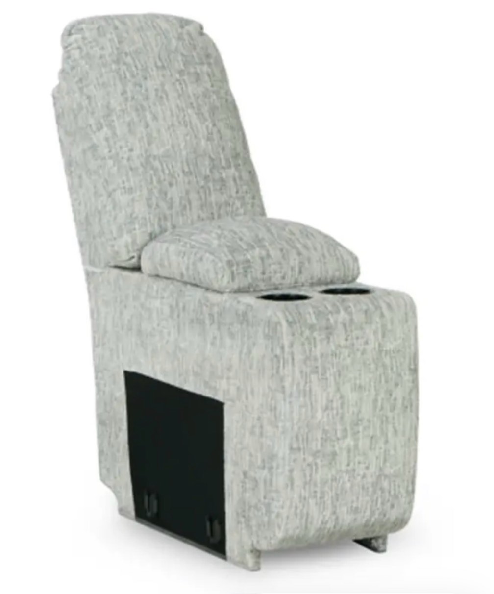 Condition photo showing New/Like New for living room mcclelland armless recliner and console 