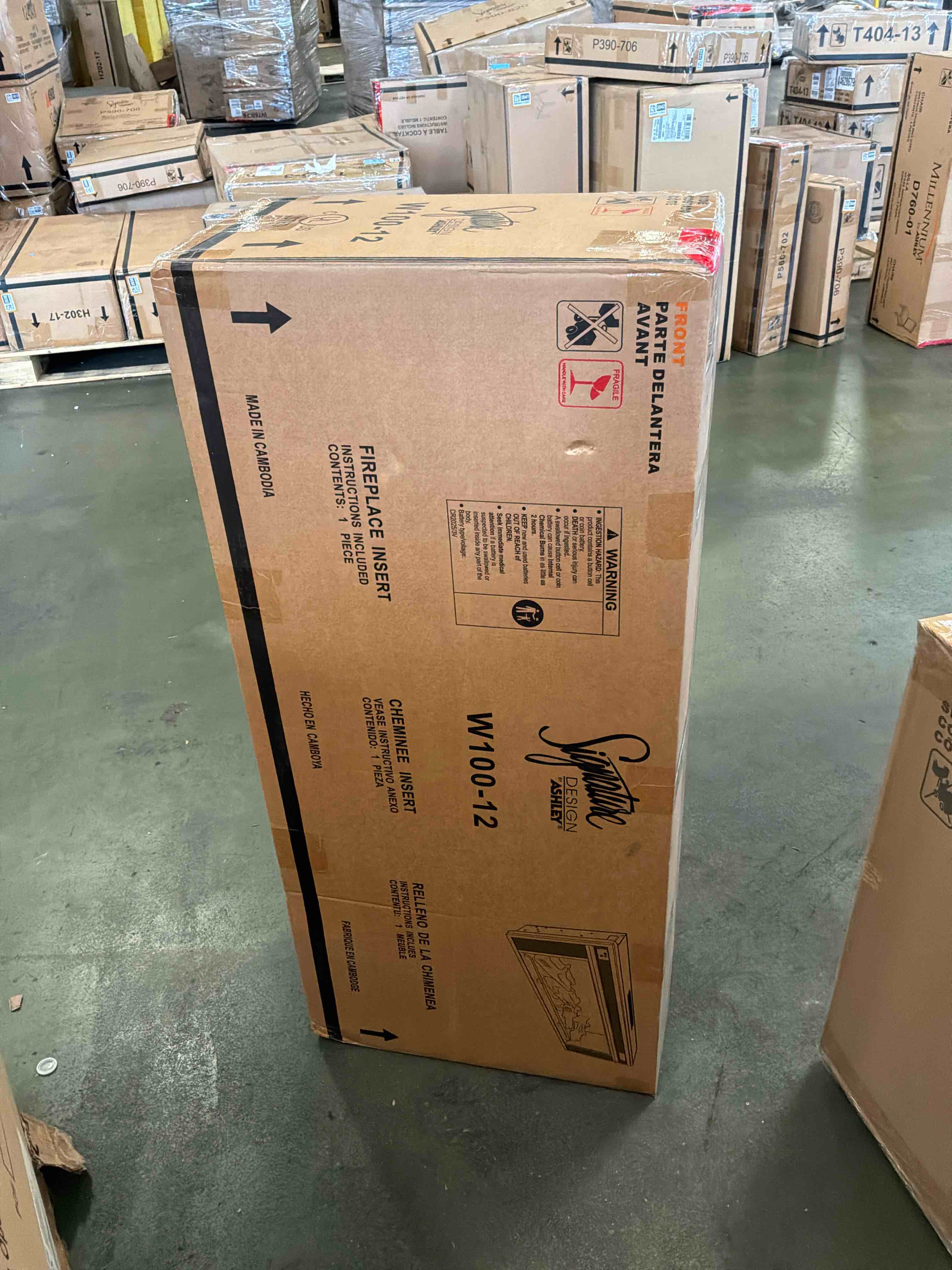 Condition photo showing New/Like New for  fireplace insert