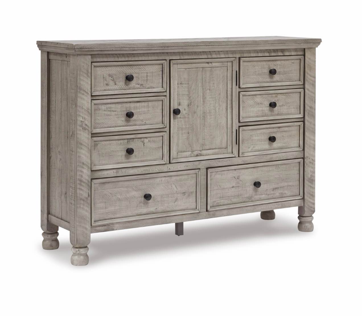 harrastone 8 drawer dresser with cabinet