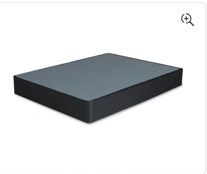 TFS Bed Foundation 9”x37-1/2” x79” Twin XL Black 