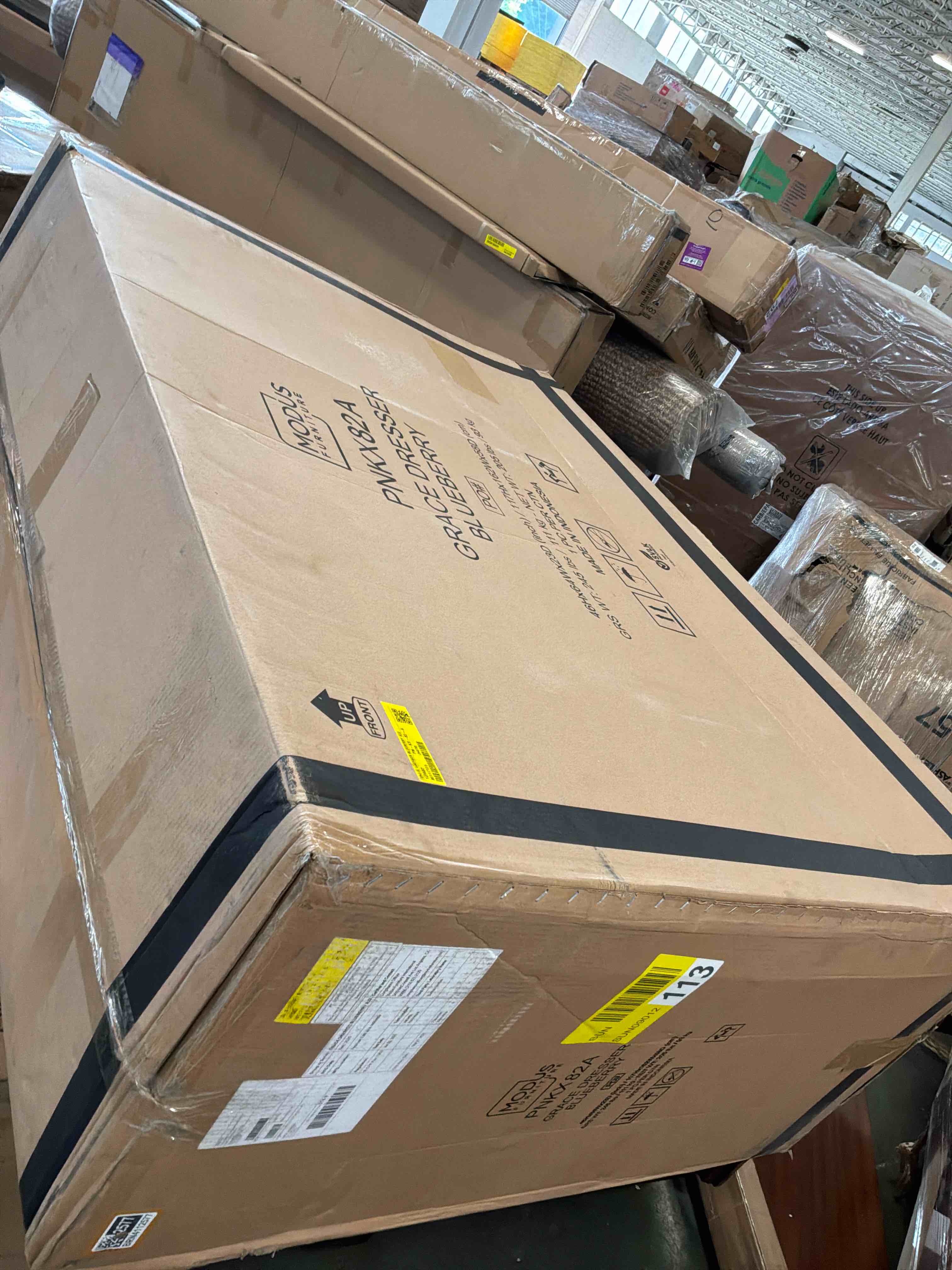 Condition photo showing Good Condition for grace dresser in blueberry (2024) pnkx82a