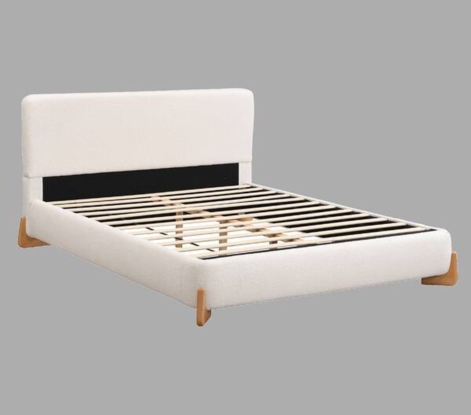 cloud king bed-white