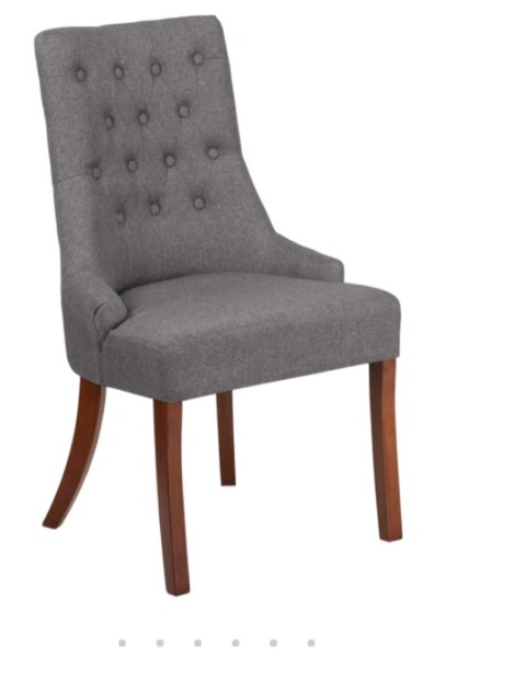 Ally Velvet Wing Back Side chair 