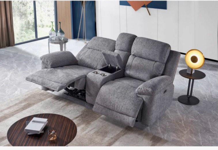 2 piece Upholstered Power Reclining Living Room Sofá Set
