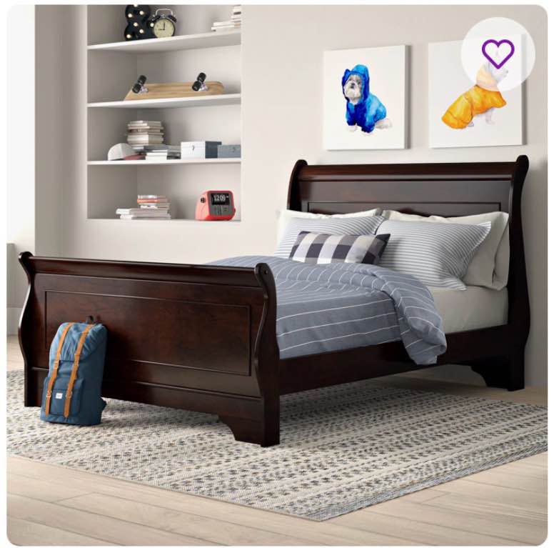 Aaleiyah sleigh Bed ( Box 1 of 2 ) 
