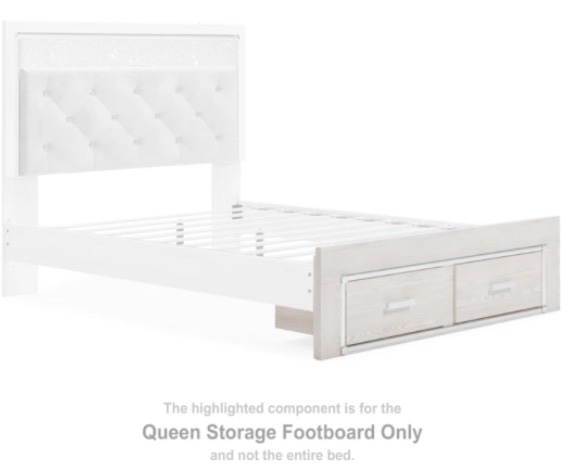 Altyra Queen Storage Footboard
