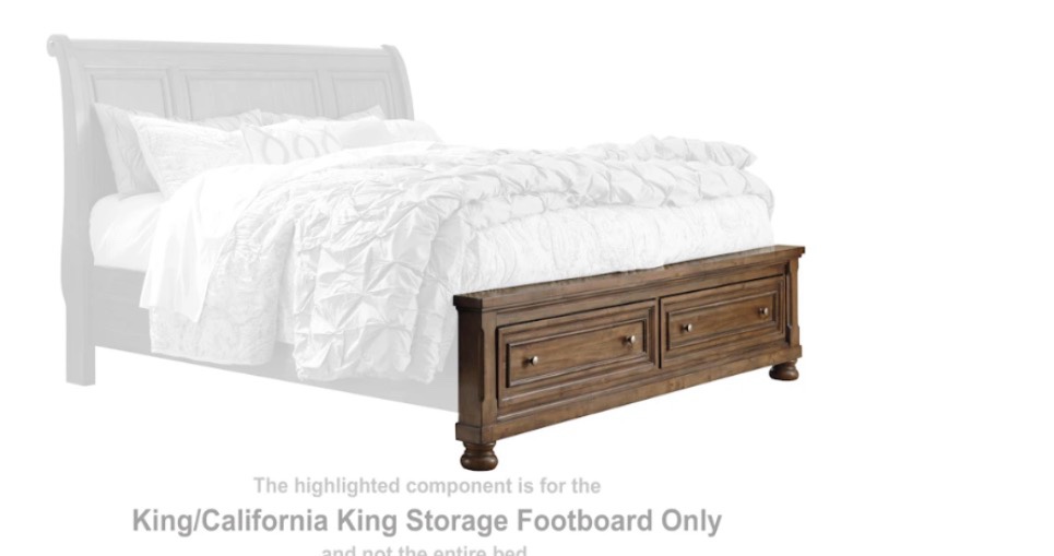 Bedroom Flynnter King/California King Storage Footboard