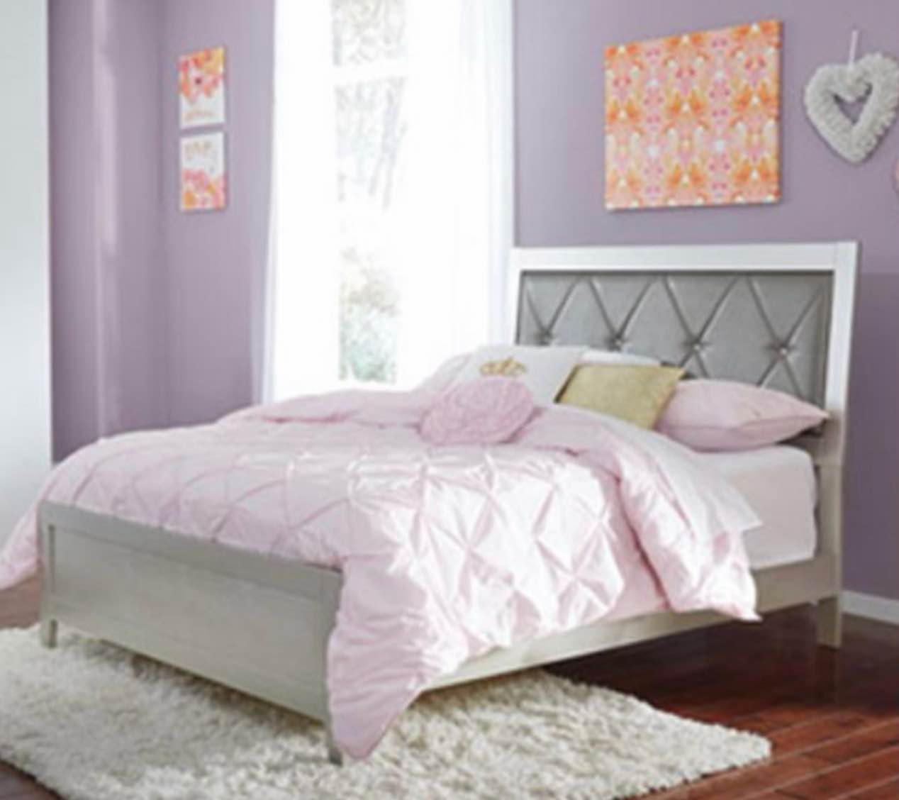 Olivet Full Upholstered Panel Bed ( headboard) 