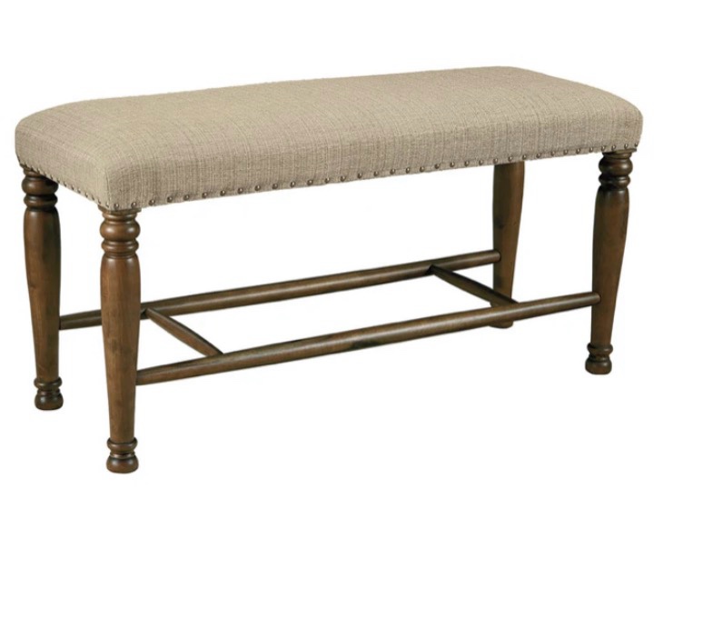 Lettner Gray/Brown Dining Bench