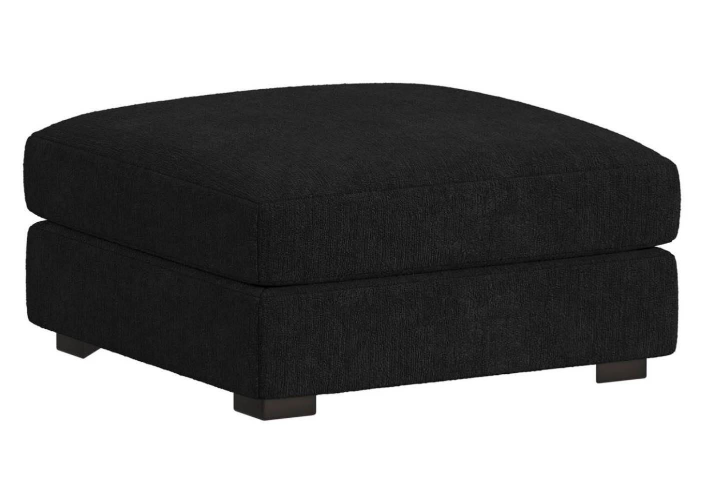 Cuddle Cloud Ottoman In Black