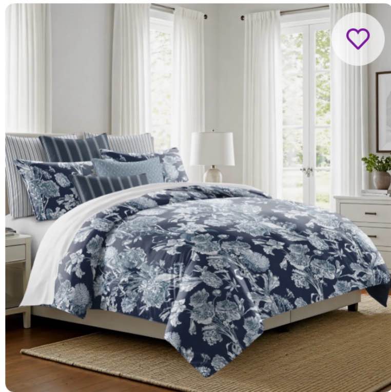 Alexandria Indigo Cotton Conforter 