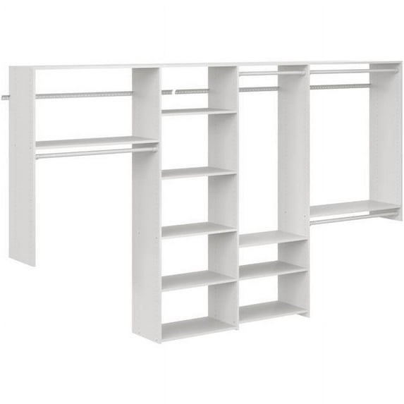 Similar The Stow PH156-WH 10 ft. Dual Tower Basic Wood Basic Closet Kit, White