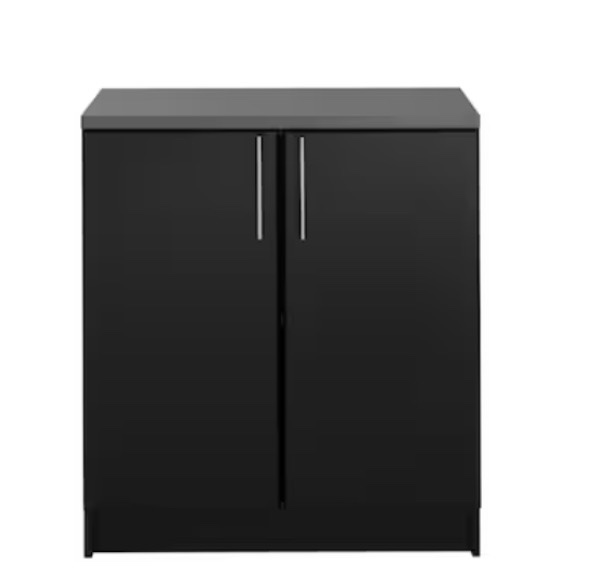 Similar to Wood composite Black Freestanding Utility Storage Cabinet
