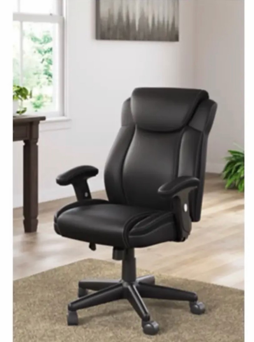 H220-06A Corbindale Swivel Desk Chair (Black
