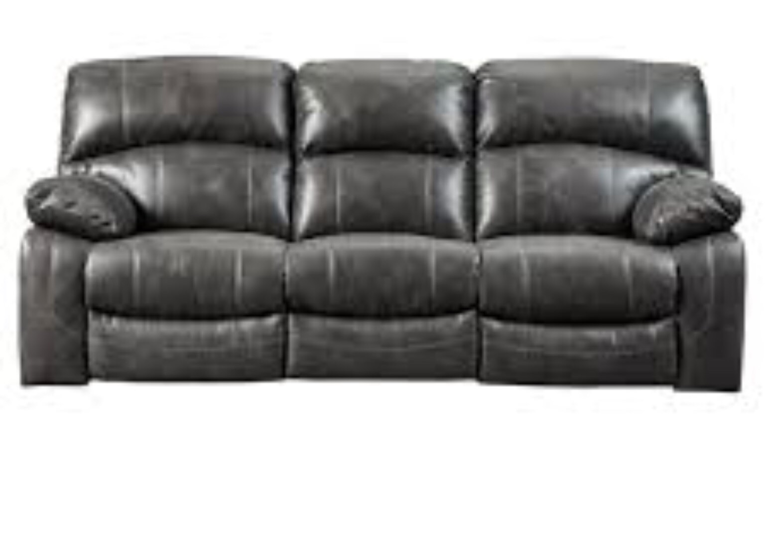 5160115 Dunwell-Steel Power Rec Sofa with Adj Headrest