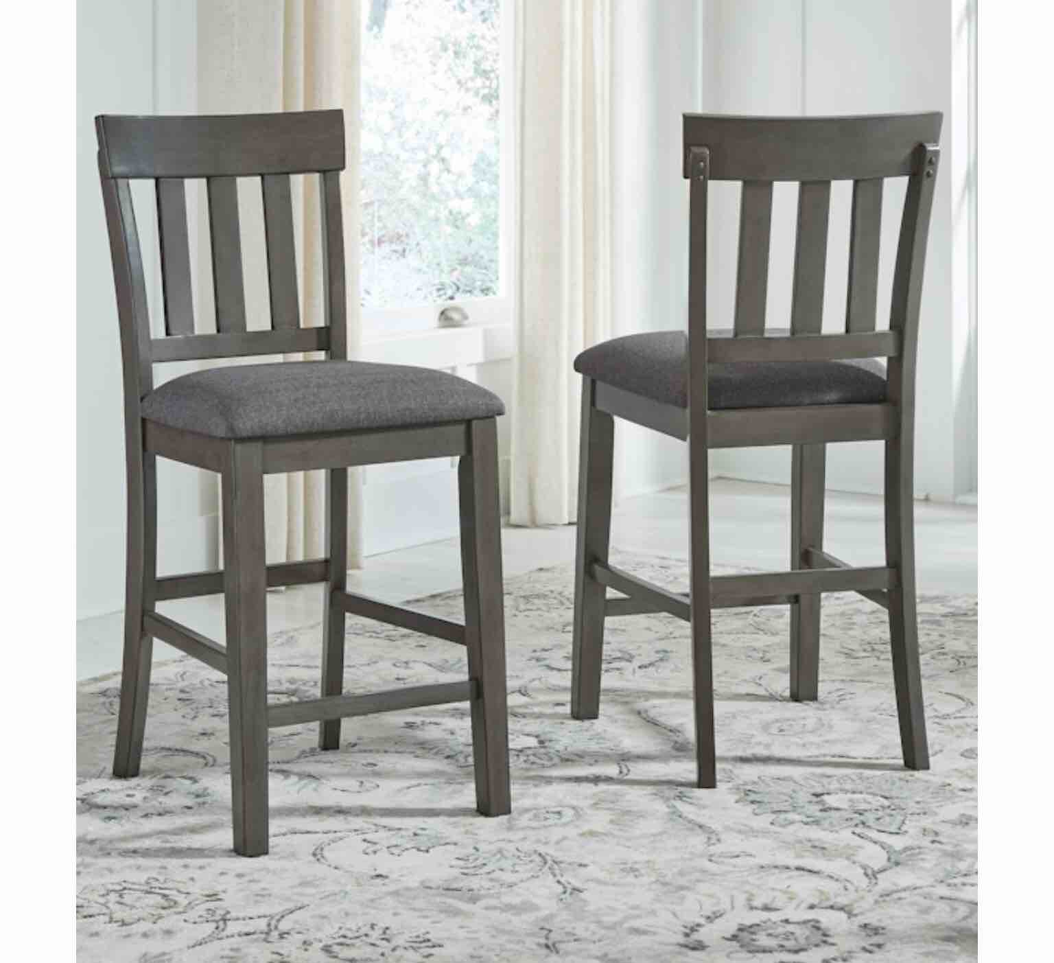  set  of  2.  D589- 124 Casual Dining Hallanden Counter Height