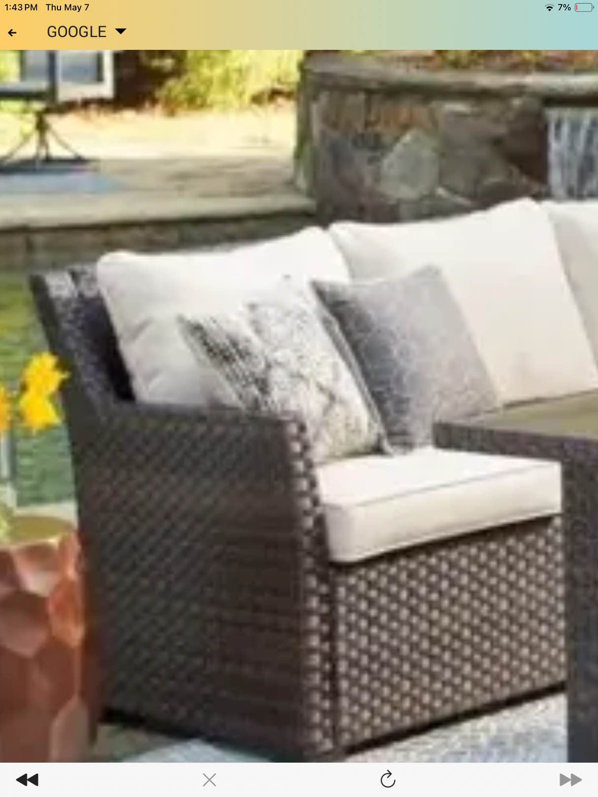 Easy Isle Back Cushion