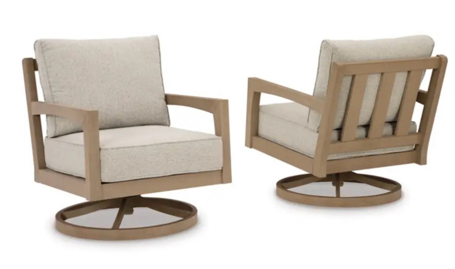 Hallow Creek Outdoor Swivel Lounge With Cushion