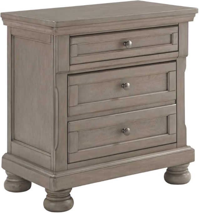 Modern Traditional 2 Drawer Nightstand