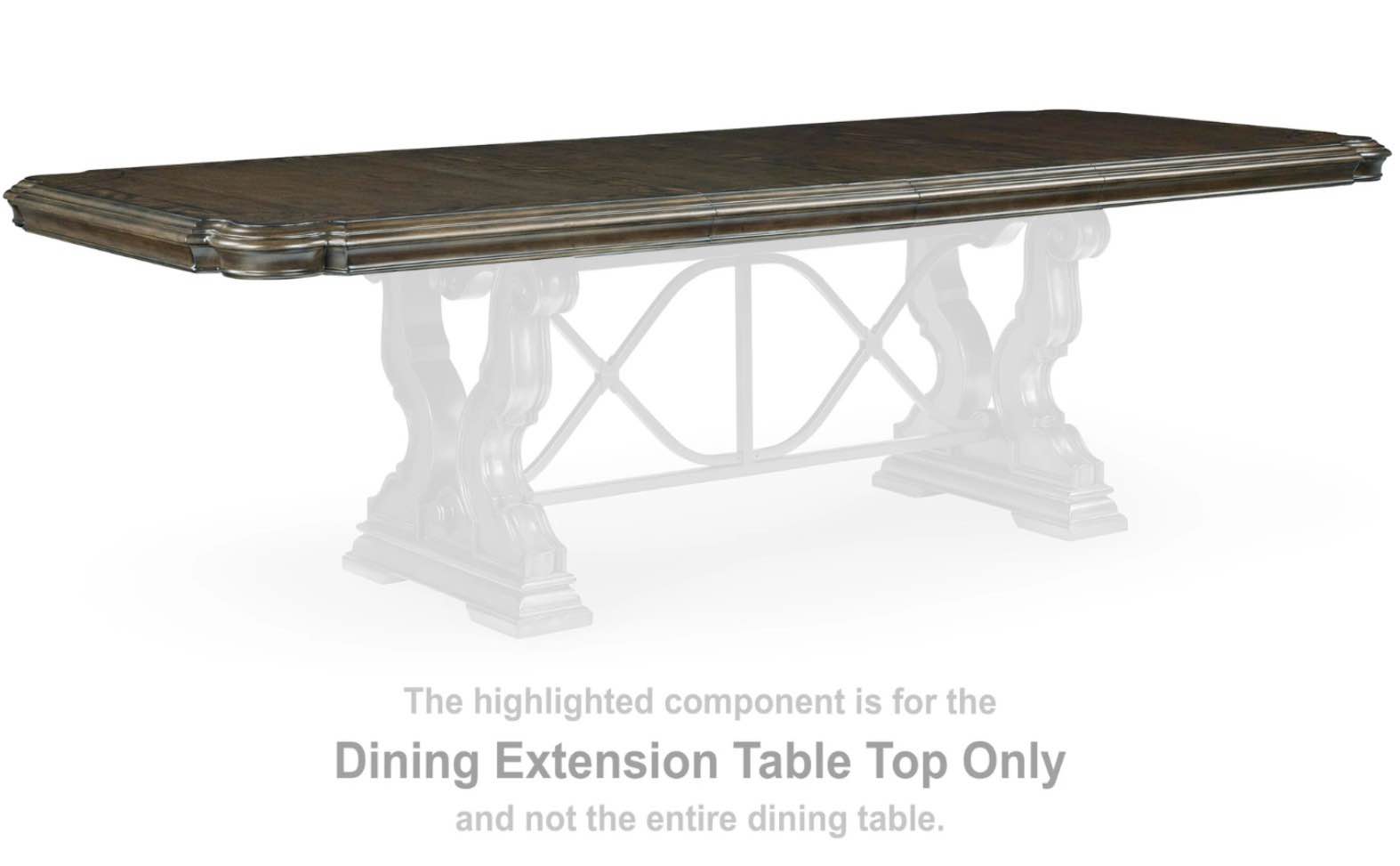 Maylee Dining Extension Table Top (incomplete table top only 