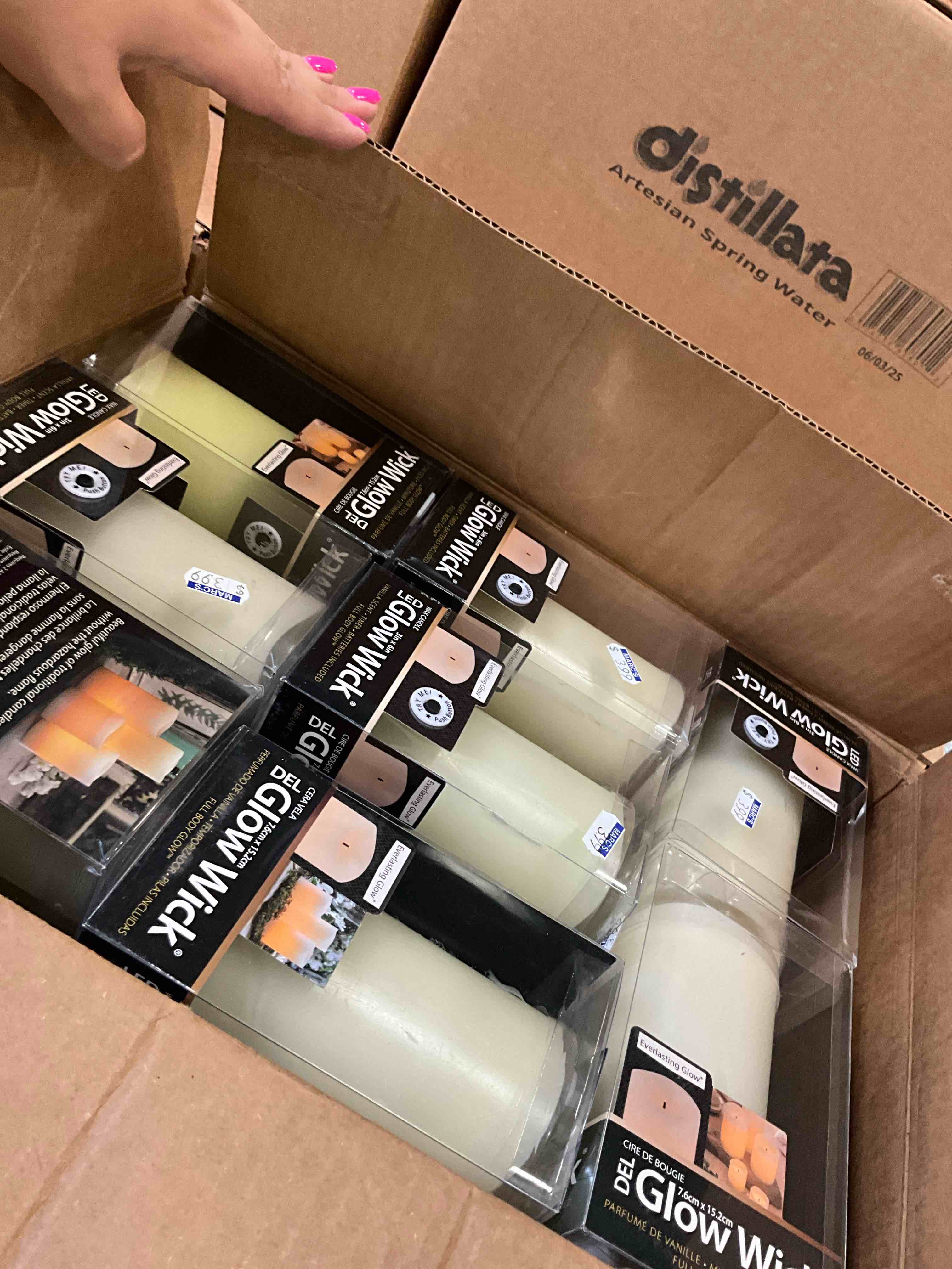 box lot of miscellaneous items 