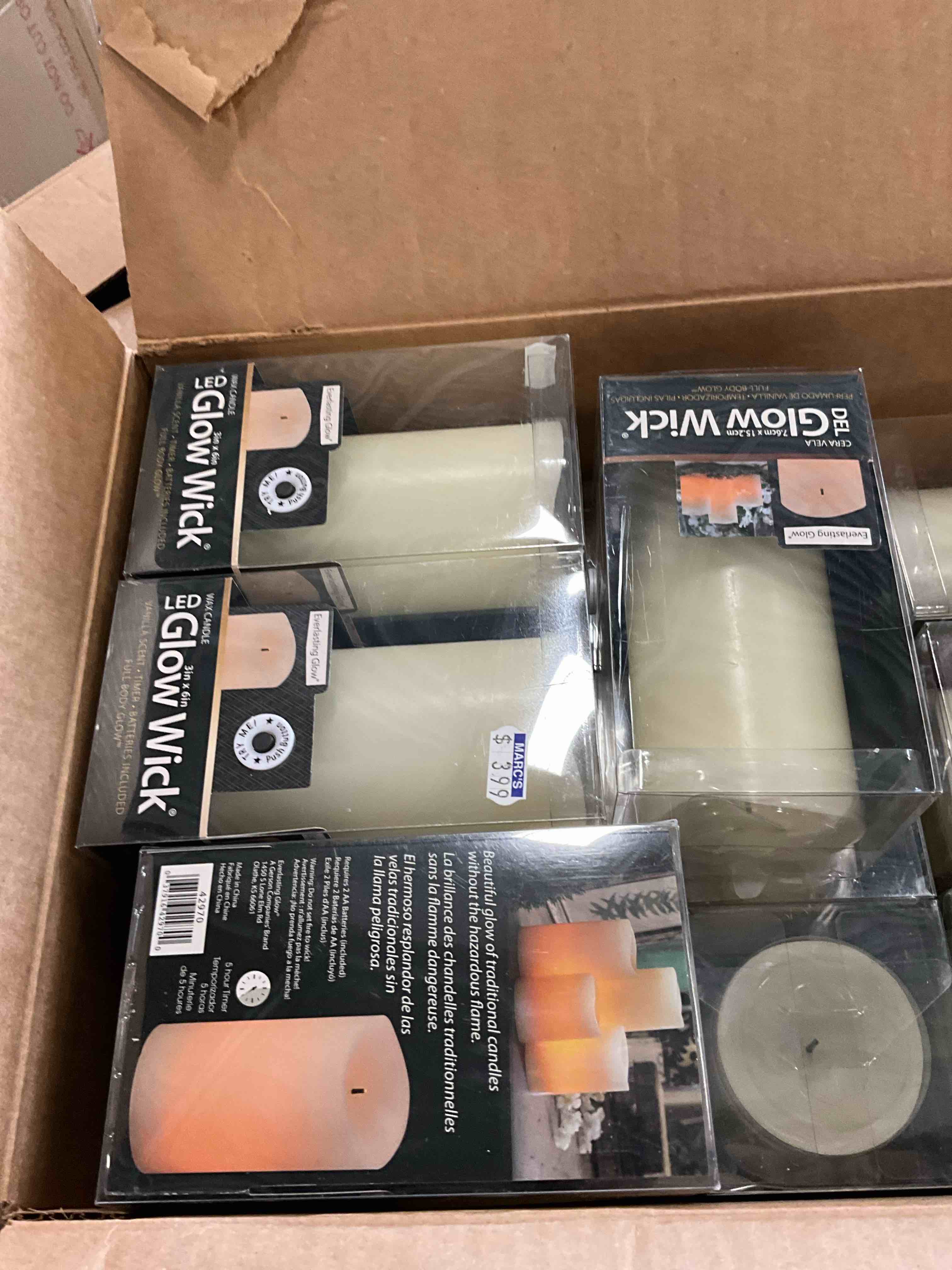 box lot of miscellaneous items 