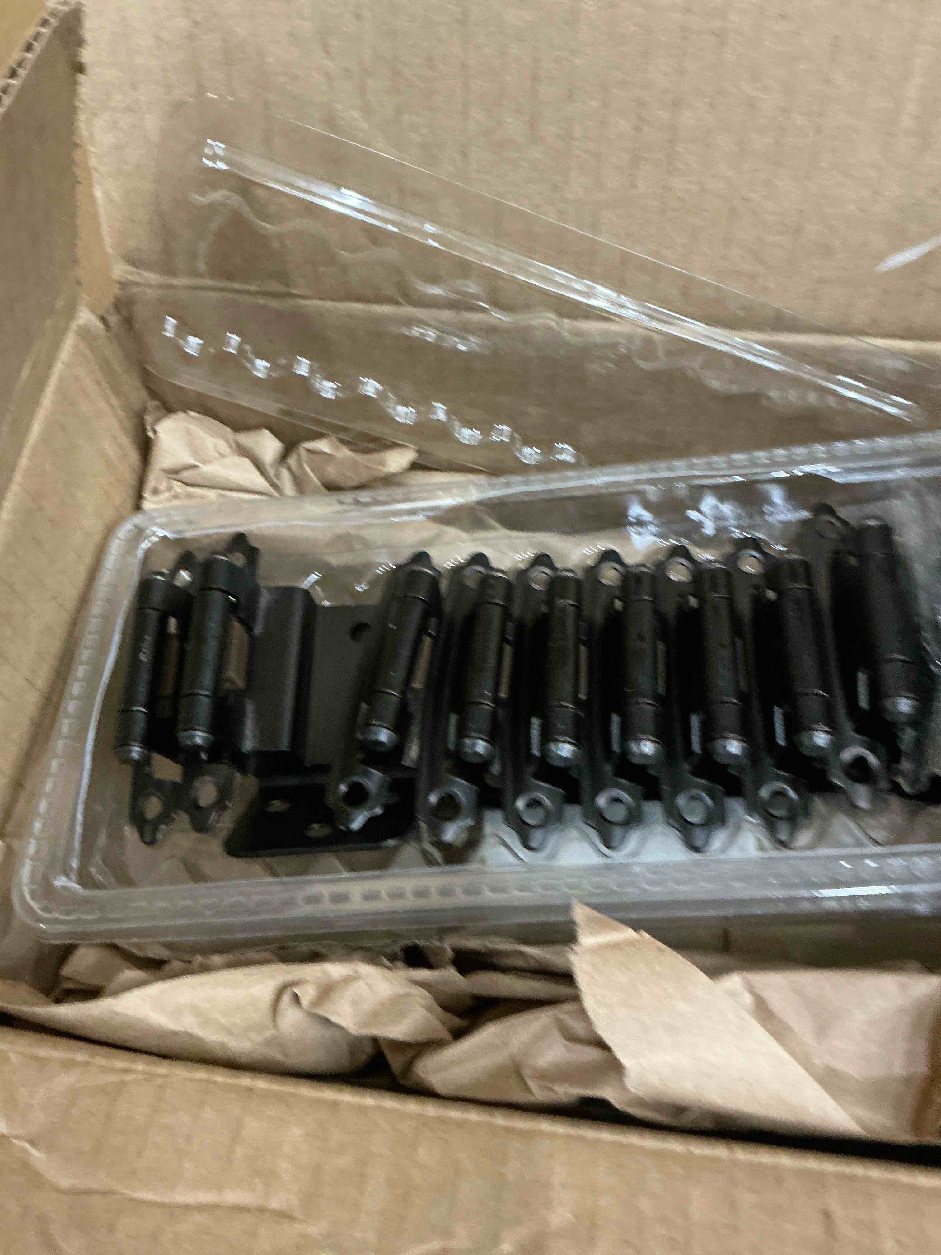 Condition photo showing Good Condition for amerock tenr3428orb oil-rubbed bronze self-closing face mount hinge 2 in.