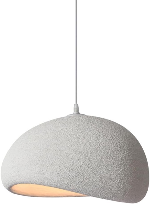 JAYMP 30cm Mini Size Wabi Sabi Pendant Light for Dining Room Kitchen Entryway Modern Hanging Lamp E26 Base Japanese Style Bird Nest Shape Lighting Fixture (has a little scratch)