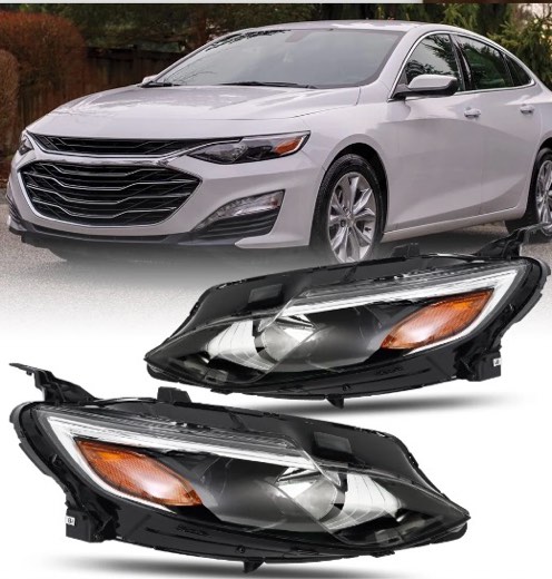headlight assembly fit 2019-2022 chevy malibu 2019 2020 2021 2022 chevy malibu front head lights headlamp left driver right passenger side oe# gm2502498 gm2503498