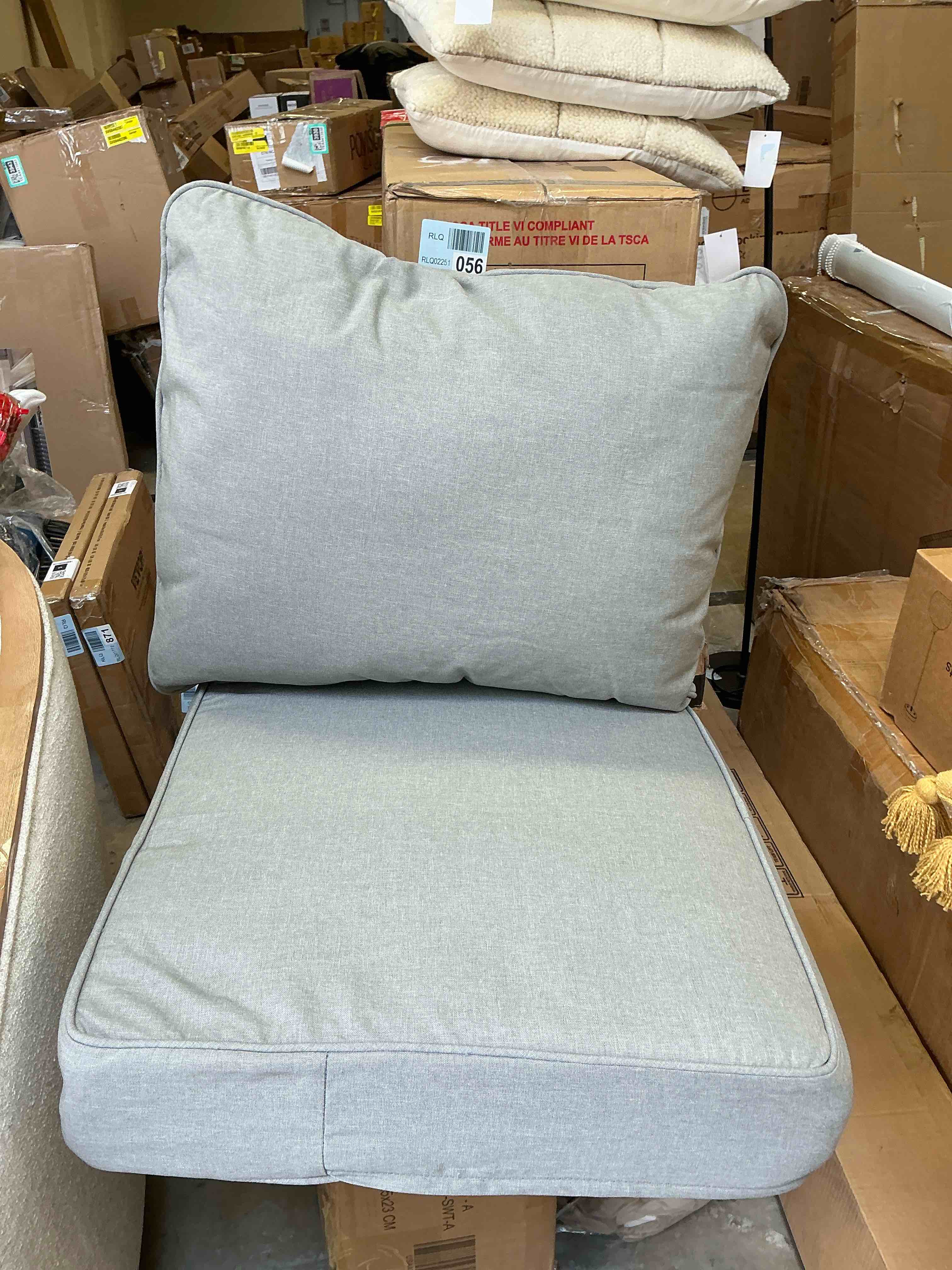 Condition photo showing Good Condition for rilyson  2 -piece beige-2pcs deep seat patio chair cushion