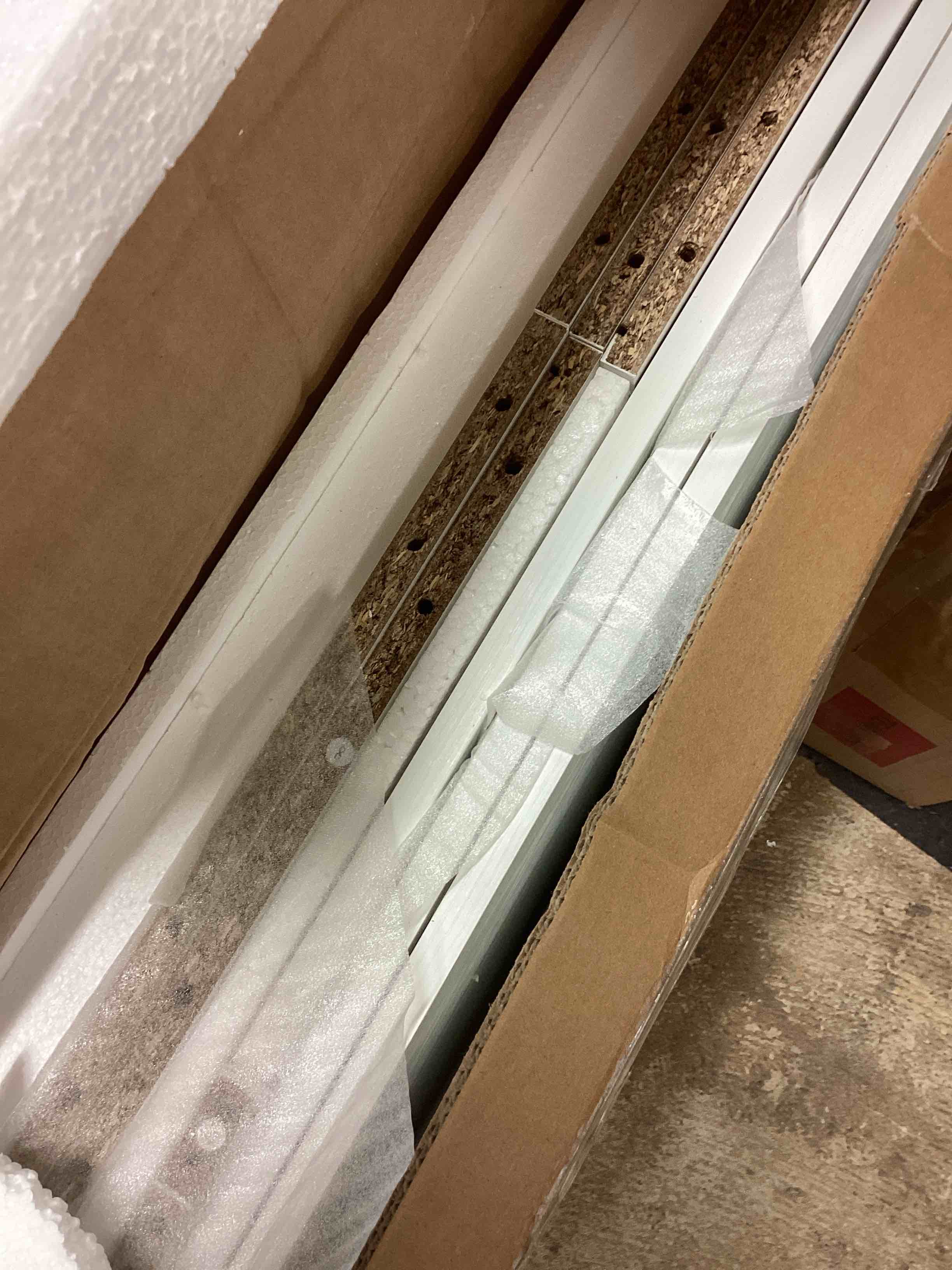Condition photo showing New/Like New for storage cabinet,white 